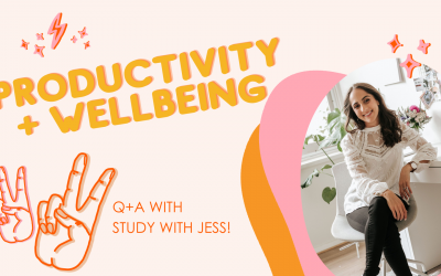 Productivity + Wellbeing Q+A with Youtuber Study With Jess