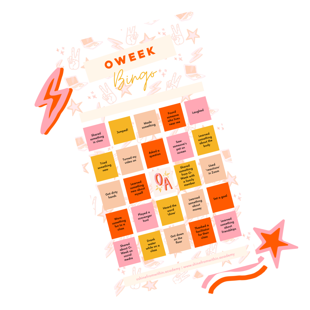 oweek bingo graphic